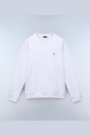 Napapijri Hombre, Sudaderas, Blanco, Talla: XL