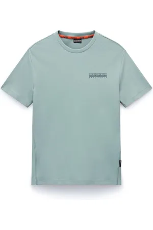 Napapijri Hombre, Camisetas, Azul, Talla: S
