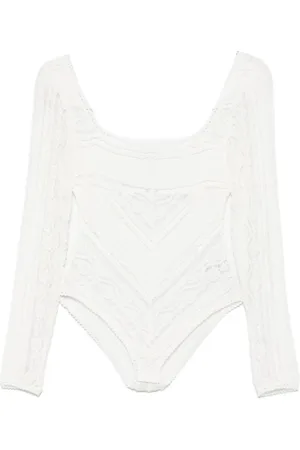 CHARO RUIZ IBIZA Mujer, Camisetas, Blanco, Talla: S