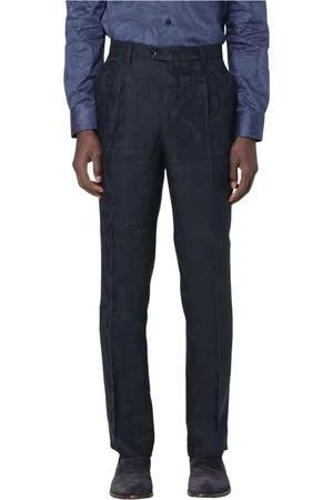 Etro Hombre, Pantalones, Azul, Talla: L