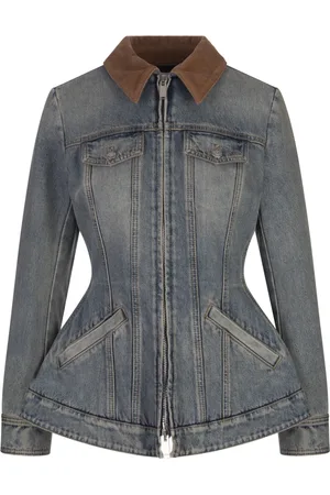 Alexander McQueen Mujer, Chaquetas, Azul, Talla: S