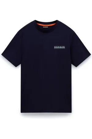 Napapijri Hombre, Camisetas, Azul, Talla: L