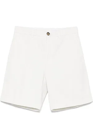 Brunello Cucinelli Hombre, Pantalones cortos, Blanco, Talla: L