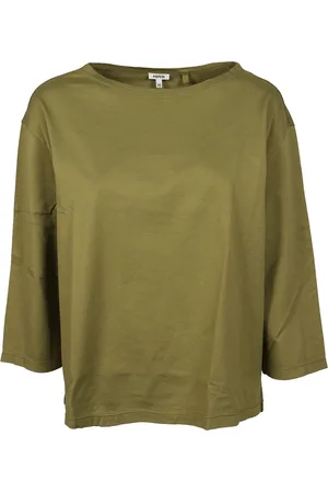 Aspesi Mujer, Camisetas, Verde, Talla: M