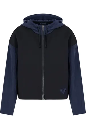 Emporio Armani Mujer, Sudaderas, Azul, Talla: L