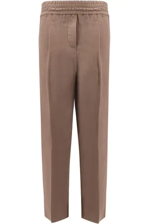 Brunello Cucinelli Mujer, Pantalones, Marrón, Talla: 3XS