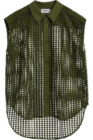 Essentiel Antwerp Mujer, Blusas y Camisas, Verde, Talla: M