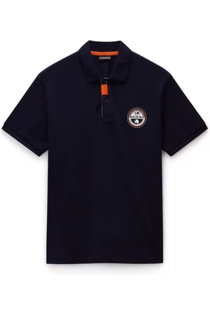 Napapijri Hombre, Camisetas, Azul, Talla: L