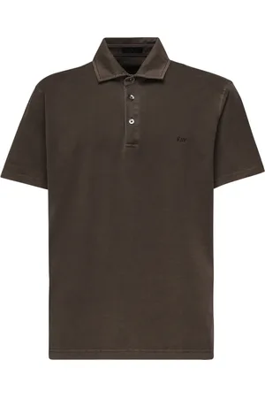 FAY Hombre, Camisetas, Marrón, Talla: M