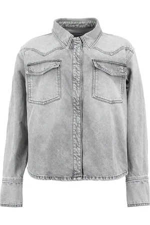 Icon Denim Mujer, Chaquetas, Gris, Talla: M