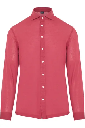 BARBA Hombre, Camisas, Rojo, Talla: 2XL