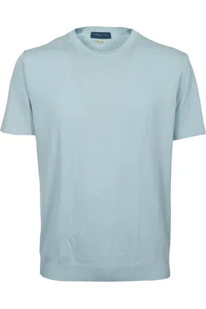 Daniele Fiesoli Hombre, Camisetas, Azul, Talla: L