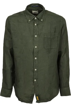 B.D.BAGGIES Hombre, Camisas, Verde, Talla: M