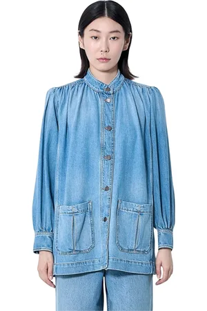 Chloé Mujer, Chaquetas, Azul, Talla: S