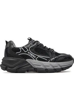 Iceberg Hombre, Zapatos, Negro, Talla: 42 EU