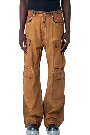 Rick Owens Hombre, Pantalones, Naranja, Talla: W28