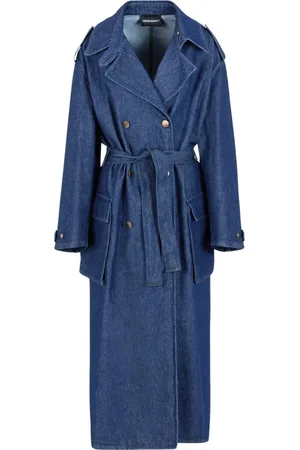 Emporio Armani Mujer, Abrigos, Azul, Talla: S