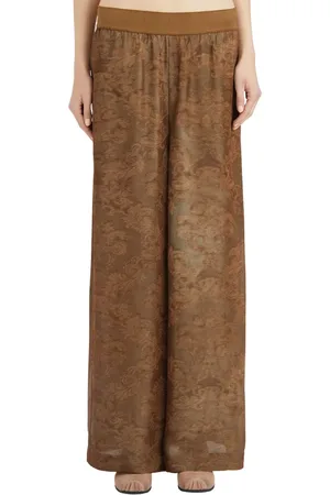 UMA WANG Mujer, Pantalones, Marrón, Talla: M