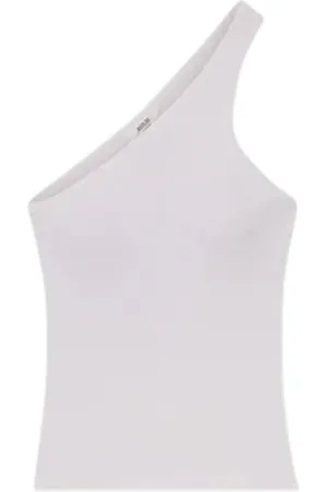 AGOLDE Mujer, Camisetas, Blanco, Talla: S