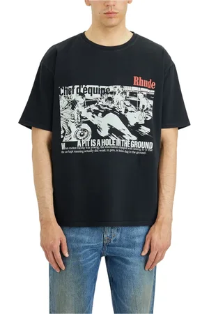 Rhude Hombre, Camisetas, Negro, Talla: M