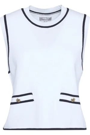 Barbour Mujer, Camisetas, Blanco, Talla: L