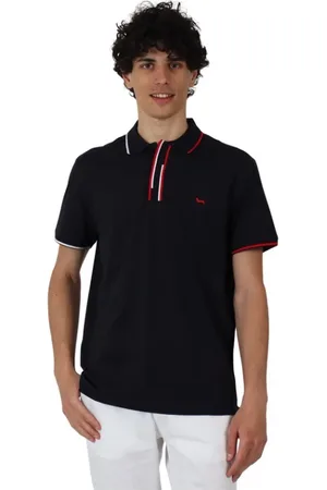 HARMONT&BLAINE Hombre, Camisetas, Azul, Talla: 2XL