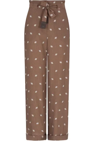 Emporio Armani Mujer, Pantalones, Marrón, Talla: L