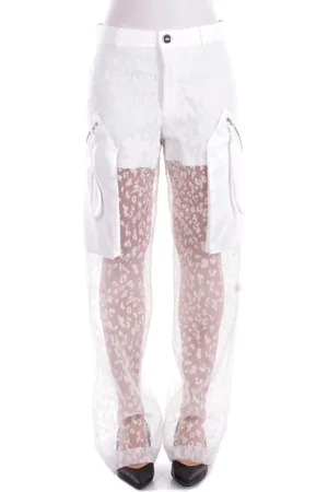 Pinko Mujer, Pantalones, Blanco, Talla: S