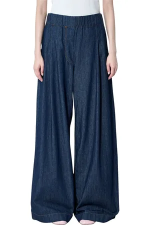 DRIES VAN NOTEN Mujer, Pantalones, Azul, Talla: L