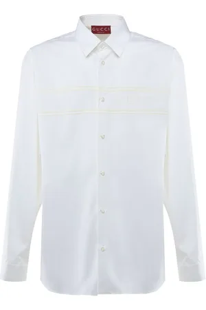 Gucci Hombre, Camisas, Blanco, Talla: M