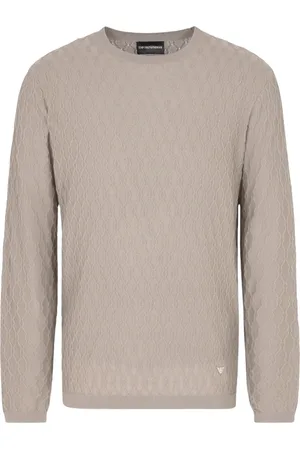 Emporio Armani Hombre, Jerseys, Marrón, Talla: L