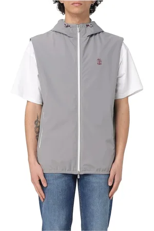 Brunello Cucinelli Hombre, Chaquetas, Gris, Talla: L