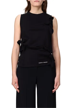Elisabetta Franchi Mujer, Camisetas, Negro, Talla: L