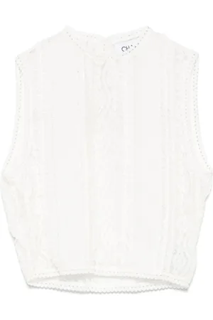 CHARO RUIZ IBIZA Mujer, Camisetas, Blanco, Talla: M