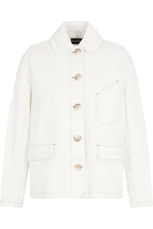 Emporio Armani Mujer, Chaquetas, Blanco, Talla: M
