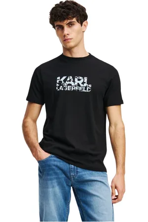 Karl Lagerfeld Hombre, Camisetas, Negro, Talla: 2XL