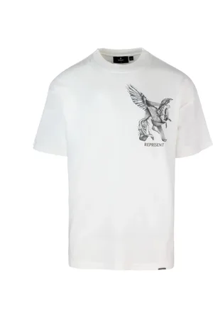 Represent Hombre, Camisetas, Blanco, Talla: S