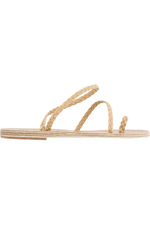 Ancient Greek Sandals Mujer, Zapatos, Amarillo, Talla: 38 EU
