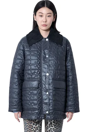 Ganni Mujer, Chaquetas, Negro, Talla: S