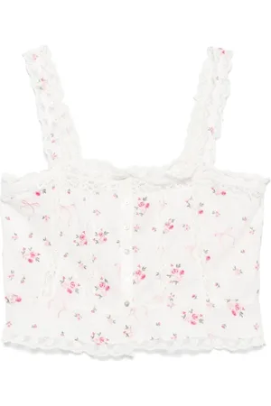 LOVESHACKFANCY Mujer, Camisetas, Rosa, Talla: M