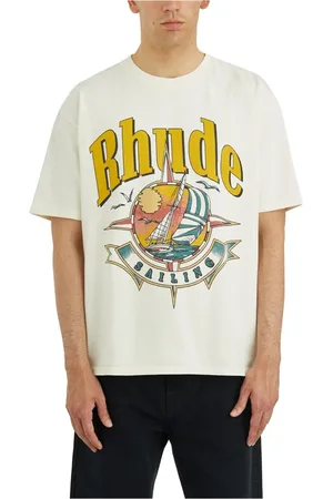 Rhude Hombre, Camisetas, Blanco, Talla: S