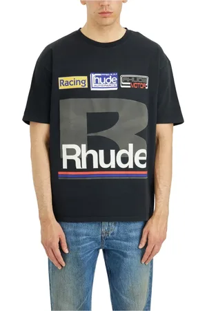 Rhude Hombre, Camisetas, Negro, Talla: S