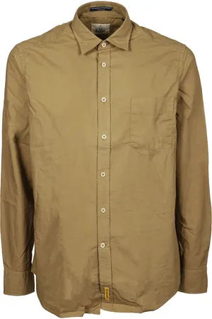 B.D.BAGGIES Hombre, Camisas, Marrón, Talla: L