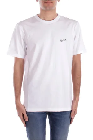 Woolrich Hombre, Camisetas, Blanco, Talla: M