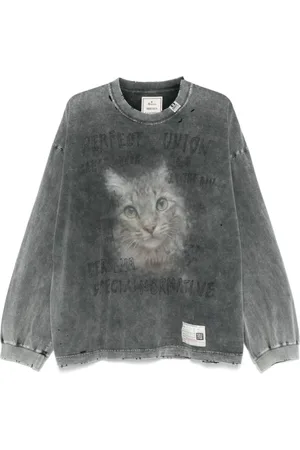MIHARA YASUHIRO Hombre, Sudaderas, Negro, Talla: M