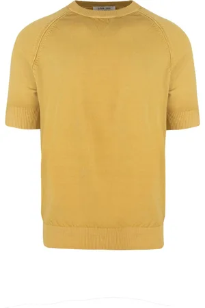 Lubiam Hombre, Camisetas, Amarillo, Talla: M