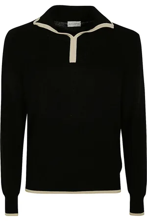 BALLANTYNE Hombre, Jerseys, Negro, Talla: M