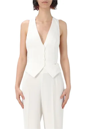 Elisabetta Franchi Mujer, Chaquetas, Blanco, Talla: M