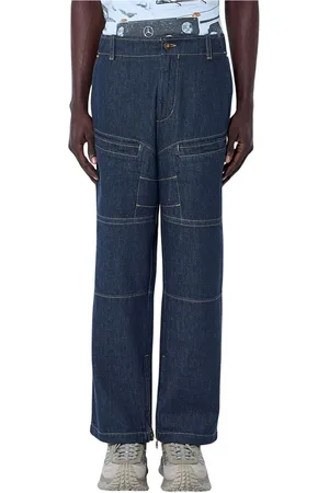 Moncler Hombre, Vaqueros, Azul, Talla: L