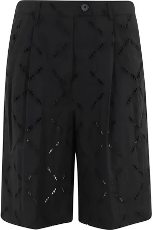 SEMICOUTURE Mujer, Pantalones cortos, Negro, Talla: 2XS